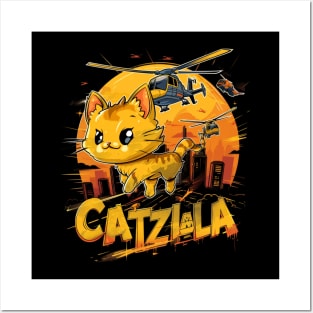 Catzilla Cat the Gifted Posters and Art